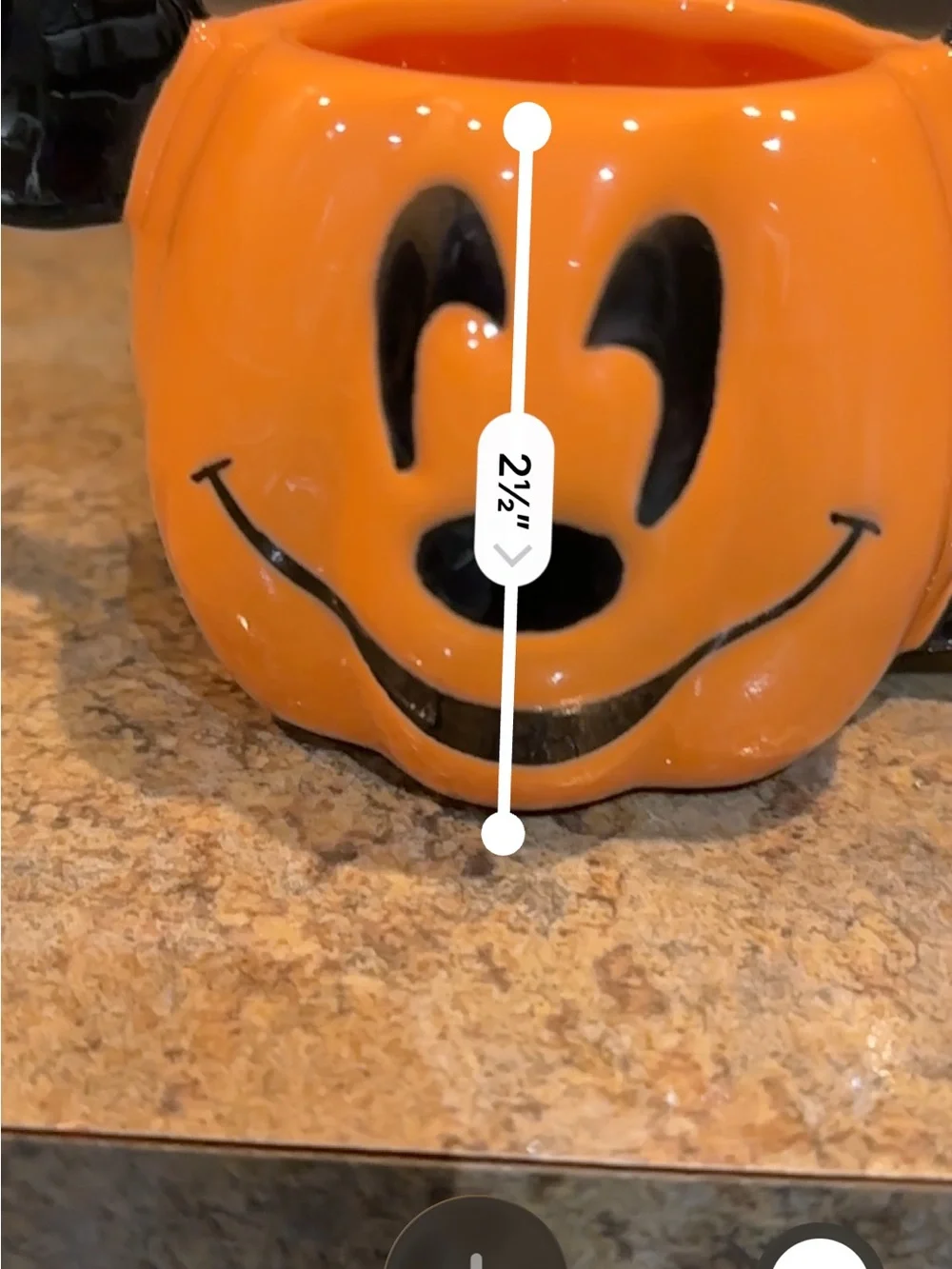Disney Mickey & Minnie Pumpkin mini-Mugs — halloween fall home decor